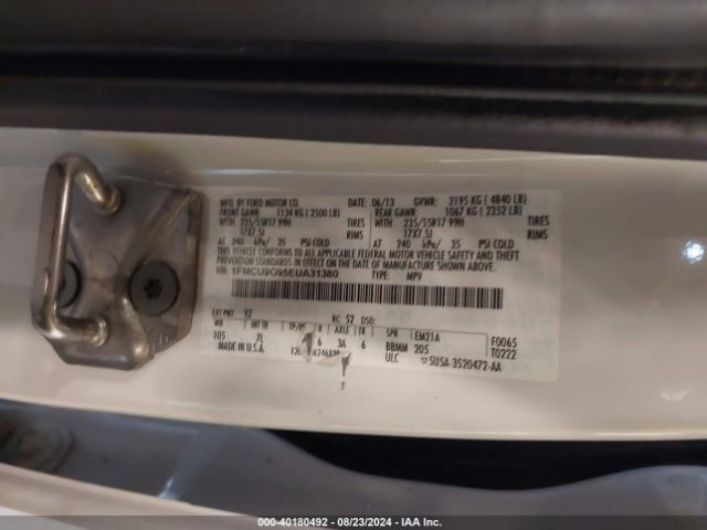 1FMCU9G95EUA31380 Ford ESCAPE SE