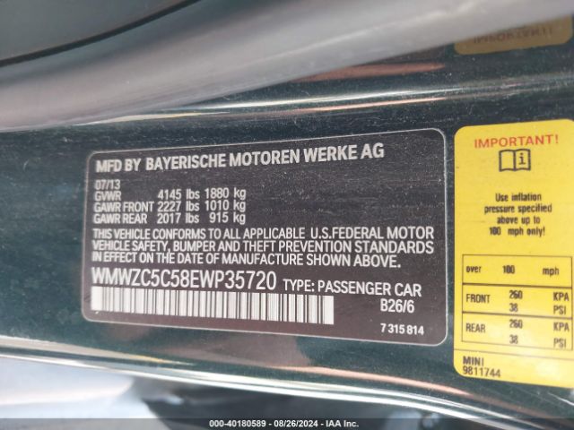 WMWZC5C58EWP35720 Mini Countryman Cooper S
