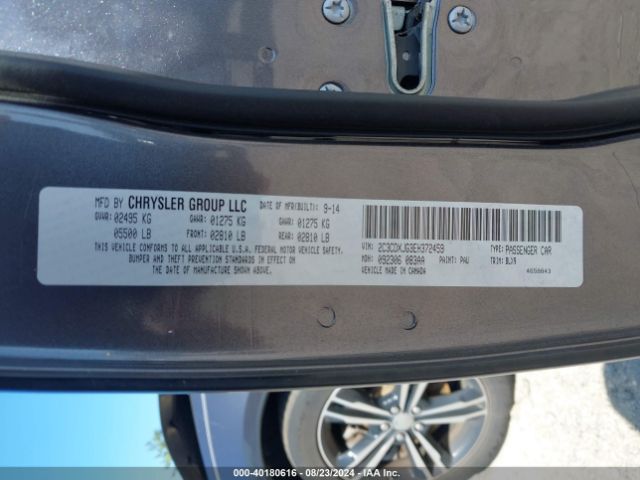 2C3CDXJG3EH372459 Dodge Charger Sxt Plus