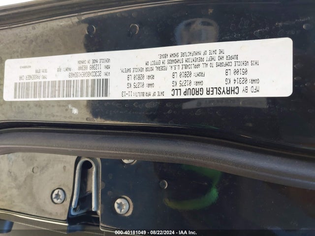 Dodge Charger Se 2014 2C3CDXBG0EH193469 Image 9