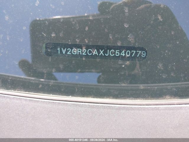 1V2GR2CAXJC540779 Volkswagen Atlas 3.6l V6 S