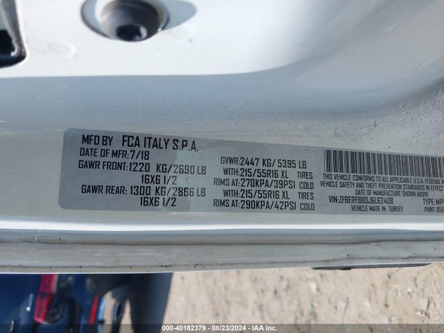 RAM Promaster City 2018 ZFBERFBB0J6L62408 Image 9