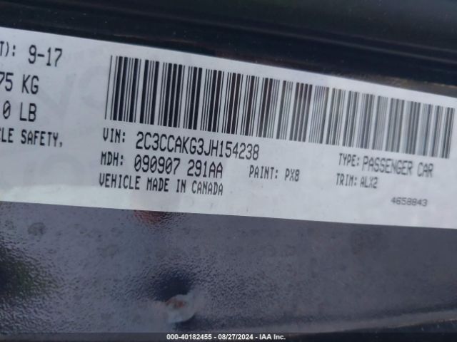 2C3CCAKG3JH154238 Chrysler 300 Limited Awd