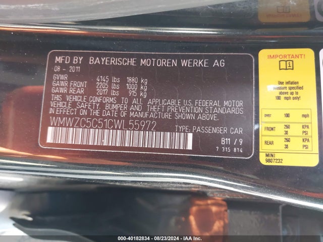 2012 MINI COOPER S COUNTRYMAN WMWZC5C51CWL55972 Photo 8