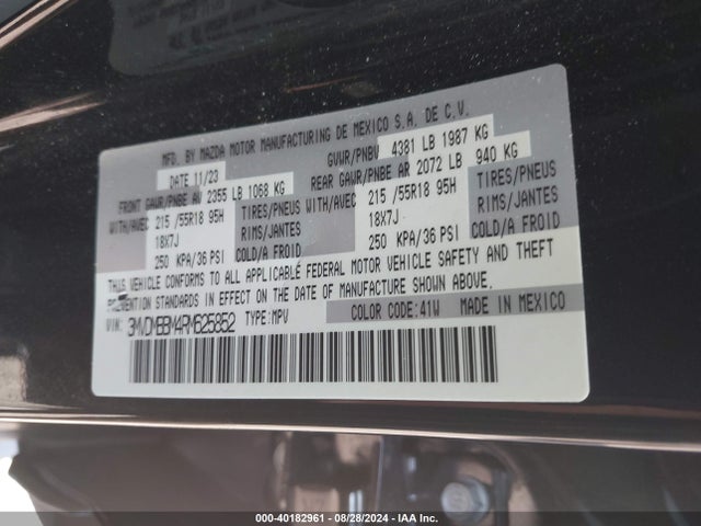 Mazda Cx-30 2.5 S Select Sport 2024 3MVDMBBM4RM625852 Image 9