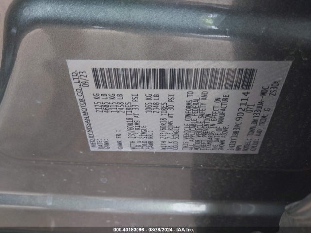 Nissan Rogue Sv Intelligent Awd 2023 5N1BT3BB3PC902114 Image 9