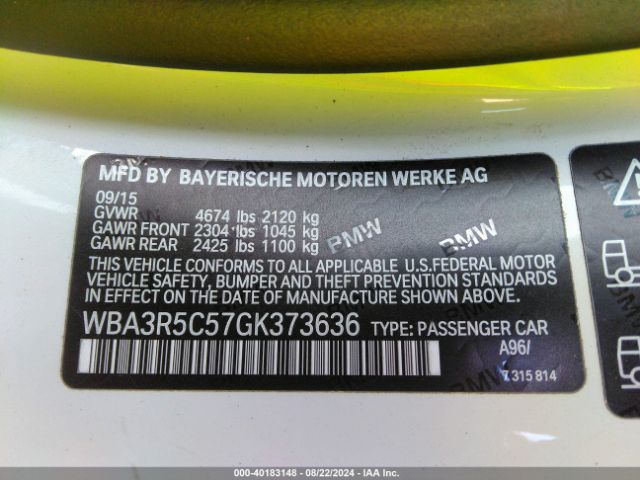 WBA3R5C57GK373636 BMW 435i Xdrive