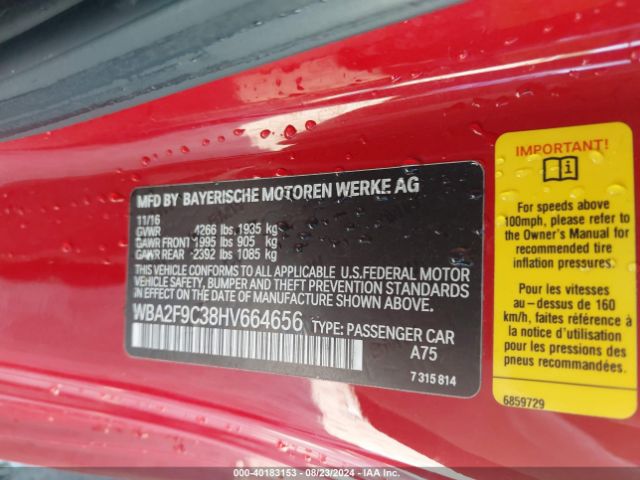 WBA2F9C38HV664656 BMW 230I