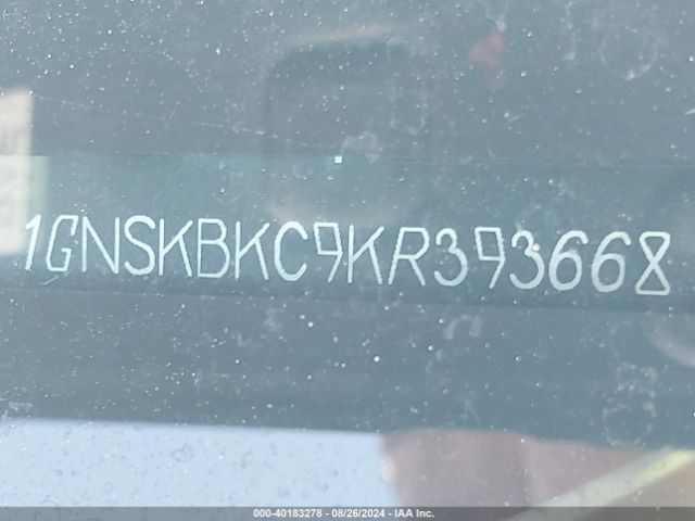 1GNSKBKC9KR393668 Chevrolet Tahoe Lt