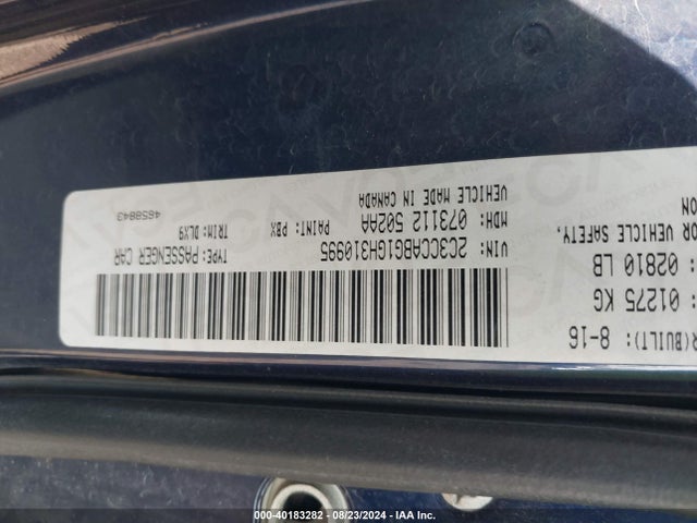 2C3CCABG1GH310995 Chrysler 300 300s