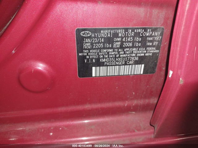 Hyundai ELANTRA GT 2014 KMHD35LHXEU177836 Image 9
