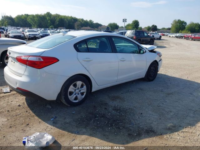 KNAFK4A68G5493998 KIA FORTE LX