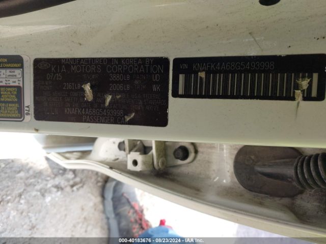KNAFK4A68G5493998 KIA FORTE LX