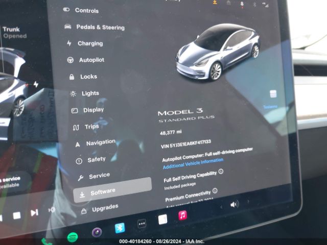 5YJ3E1EA6KF417133 Tesla Model 3 Long Range/mid Range/standard Range/standard Range Plus