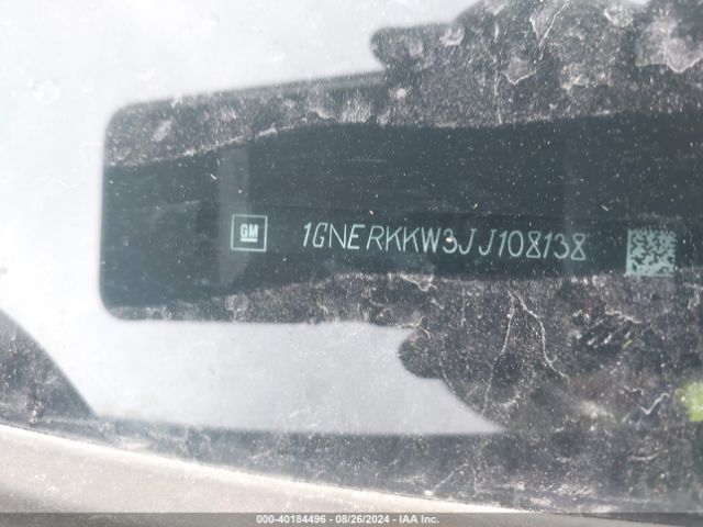 1GNERKKW3JJ108138 Chevrolet Traverse Premier