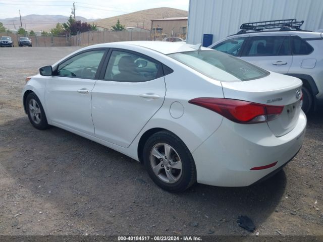 5NPDH4AE9FH627948 Hyundai ELANTRA SE