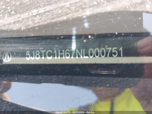 5J8TC1H67NL000751 Acura Rdx A-spec Package