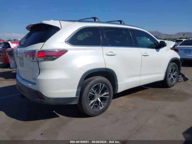 5TDKKRFH4GS160975 Toyota Highlander Xle V6