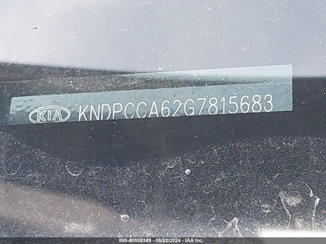 KNDPCCA62G7815683 KIA Sportage Sx