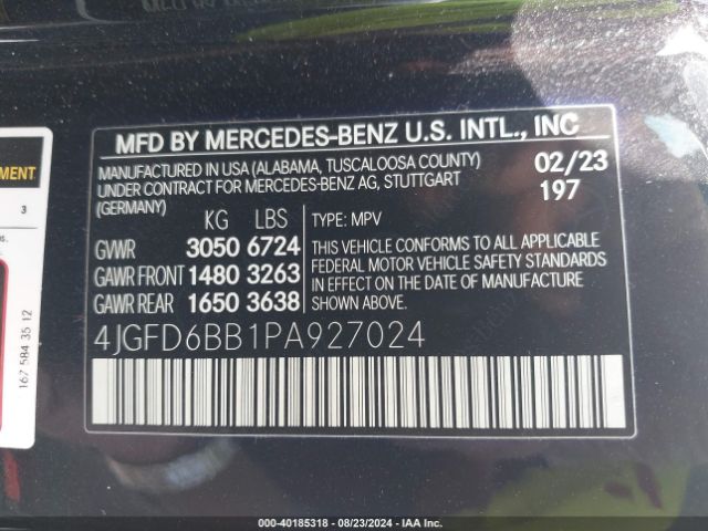 2023 MERCEDES-BENZ GLE 4JGFD6BB1PA927024 Photo 8
