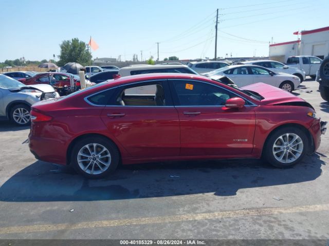 3FA6P0MU9KR262370 Ford Fusion Hybrid Sel