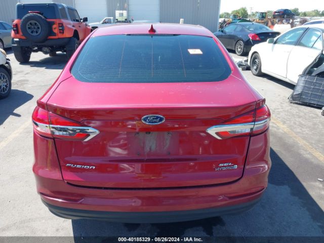 3FA6P0MU9KR262370 Ford Fusion Hybrid Sel
