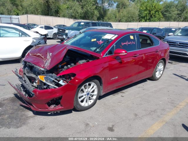 3FA6P0MU9KR262370 Ford Fusion Hybrid Sel