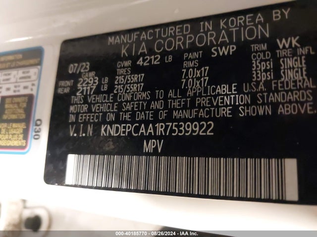 KIA Seltos Lx 2024 KNDEPCAA1R7539922 Image 9