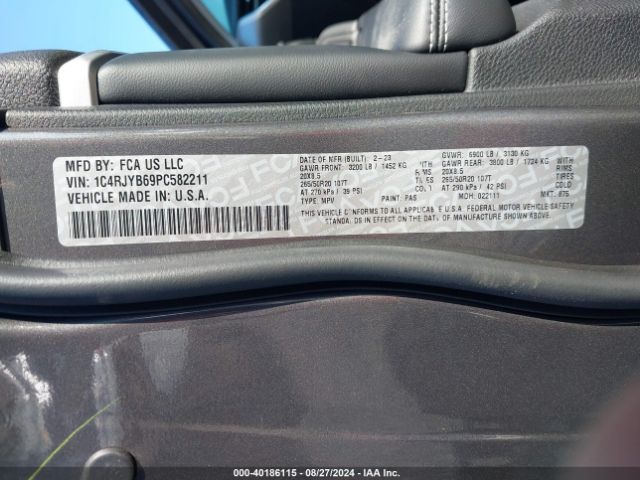 1C4RJYB69PC582211 Jeep Grand Cherokee 4xe