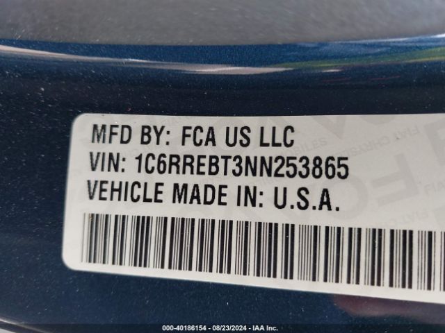 1C6RREBT3NN253865 RAM 1500 Lone Star Quad Cab 4x2 6'4 Box