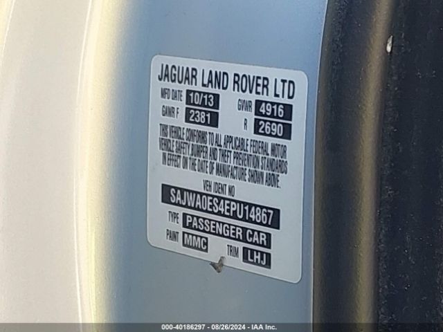 SAJWA0ES4EPU14867 Jaguar Xf I4 T
