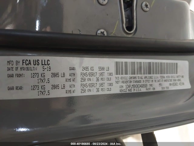 1C4PJMBX3KD468569 Jeep Cherokee Trailhawk 4x4