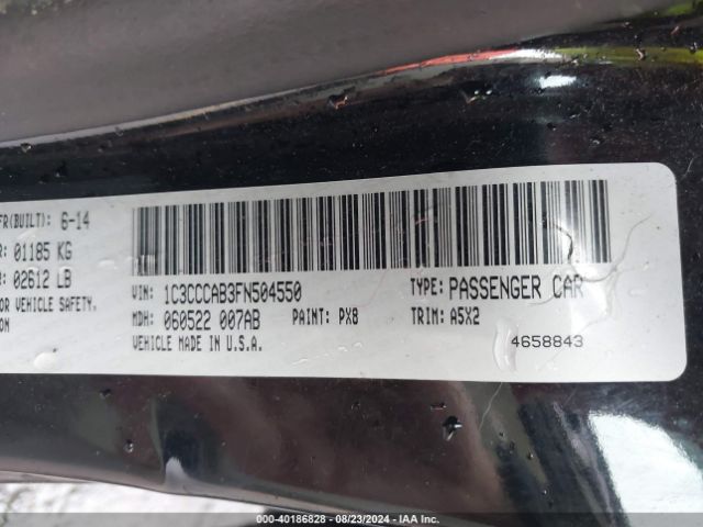 1C3CCCAB3FN504550 Chrysler 200 Limited