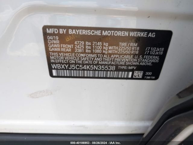 WBXYJ5C54K5N35538 BMW X2 Xdrive28i