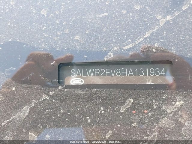 SALWR2FV8HA131934 Land Rover Range Rover Sport 3.0l V6 Supercharged Hse