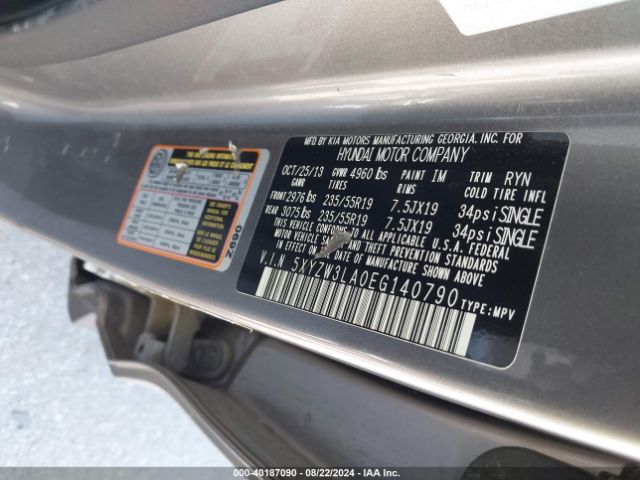 5XYZW3LA0EG140790 Hyundai Santa Fe Sport 2.0l Turbo
