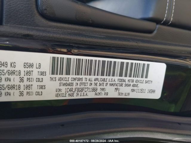 1C4RJFBG8FC711860 Jeep Grand Cherokee Limited