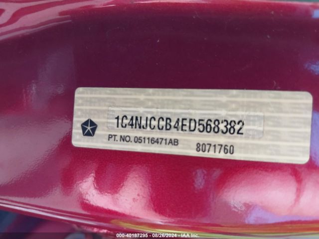 1C4NJCCB4ED568382 Jeep Compass Limited