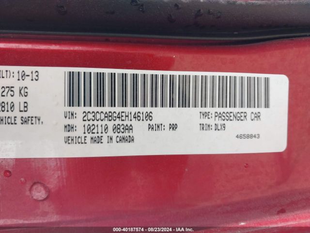 2C3CCABG4EH146106 Chrysler 300 300s