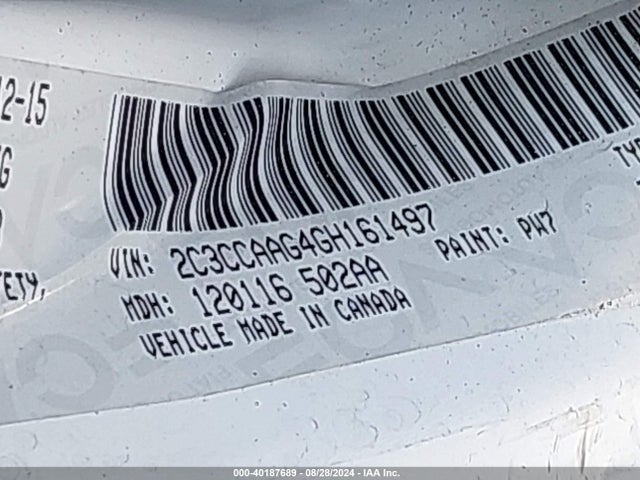 Chrysler 300 Anniversary Edition 2016 2C3CCAAG4GH161497 Image 9
