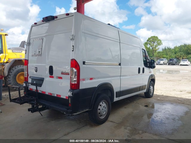 3C6TRVBGXKE547563 RAM Promaster 1500 High Roof 136 Wb