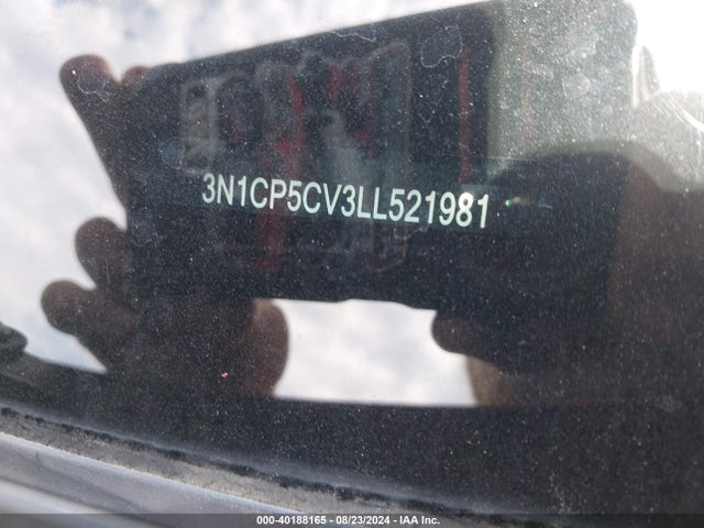 Aukcja sprzedaży 2020 Nissan Kicks Sv Xtronic Cvt, vin: 3N1CP5CV3LL521981, numer aukcji: 40188165