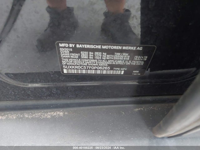 5UXKR0C57F0P06265 BMW X5 Xdrive35i
