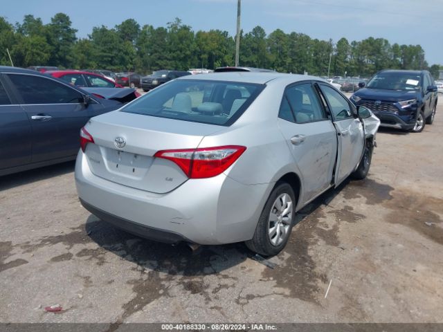2T1BURHE9GC704182 Toyota COROLLA LE