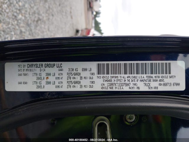 RAM 1500 Express 2014 1C6RR7KT1ES375847 Image 9