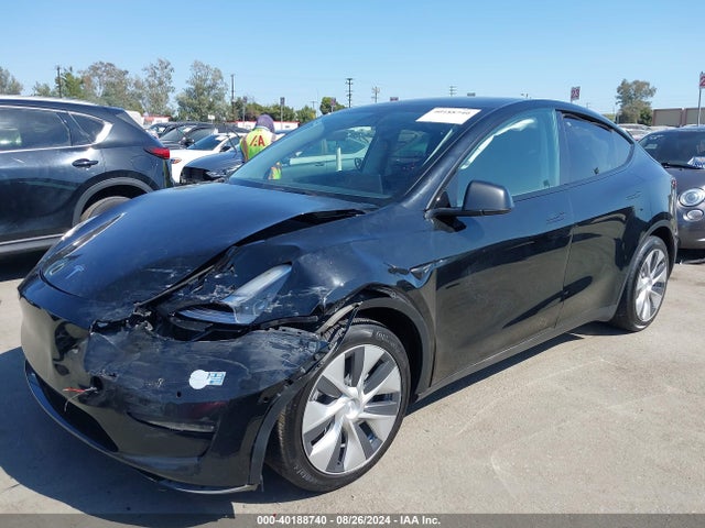 2021 TESLA MODEL Y 5YJYGDEE9MF204393 Photo 1