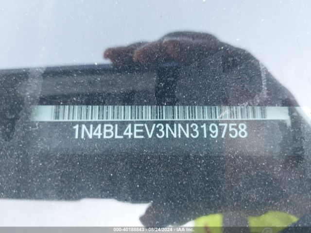 1N4BL4EV3NN319758 Nissan Altima Sl Fwd
