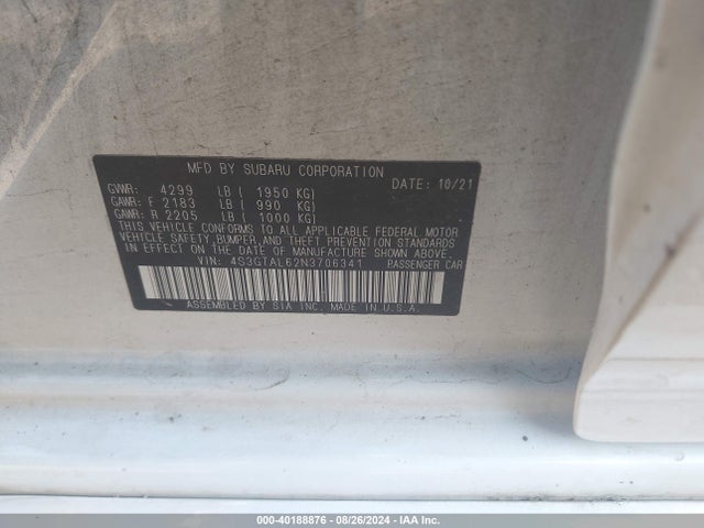 4S3GTAL62N3706341 Subaru Impreza Sport 5-door