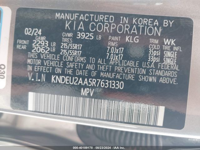 KNDEU2AA5R7631330 KIA SELTOS S