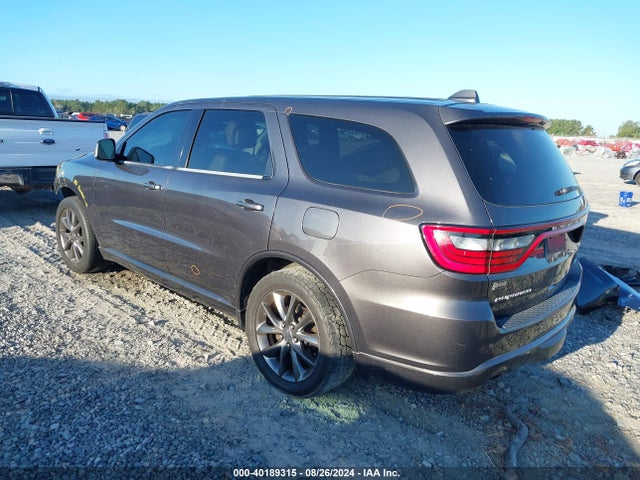 1C4RDHDGXHC697592 Dodge Durango Gt Rwd